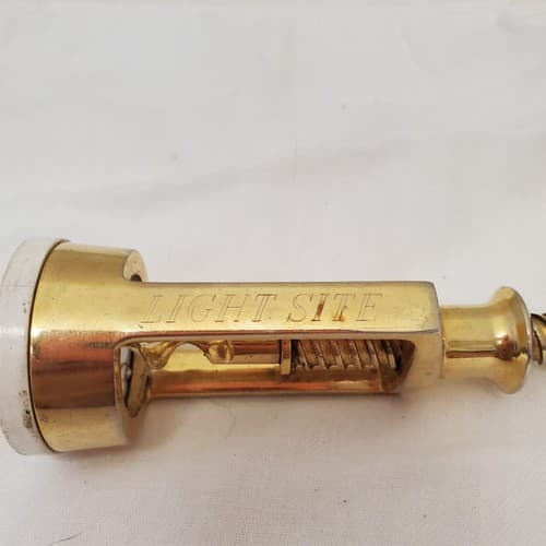 Vintage Brass Corkscrew Wine Bottle Opener T Handle Barware Tool - Thumbnail 2