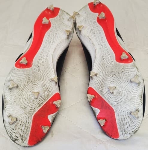 Adidas Size : 5.5 Predator League Laceless Turf Black Soccer Shoes - Thumbnail 6