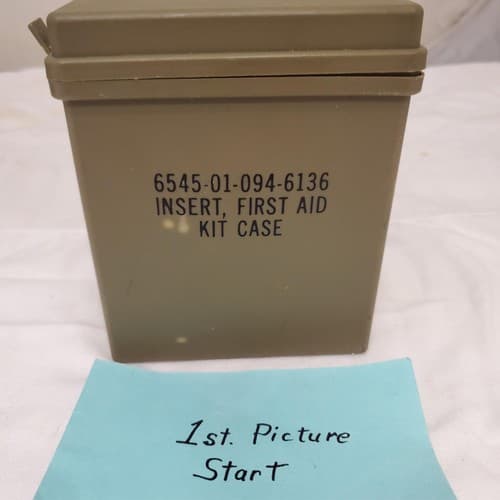 Military First Aid Box w/ Contents NSN 6545-01-094-6136 - Thumbnail 2