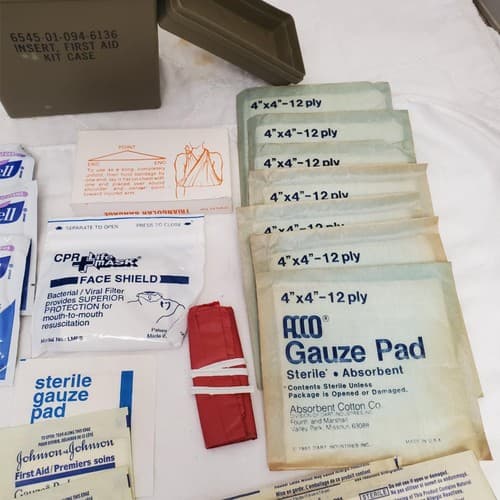Military First Aid Box w/ Contents NSN 6545-01-094-6136 - Thumbnail 8