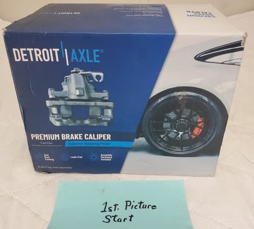Detroit Axle Premium Driver Left Brake Caliper w/Bracket - Thumbnail 2