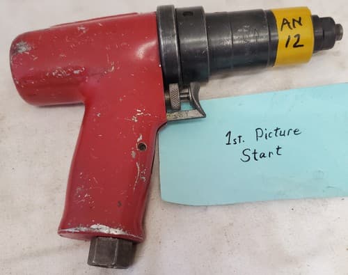 Assorted Pistol Grip Pneumatic Screwdriver Red Air Driver AN12 - Image 1