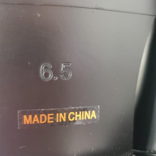 Vaslemuse Womens Black Knee High Boots Square Toe Block Heel Size 6.5 - Thumbnail 6