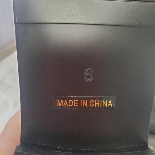 Vaslemuse Womens Black Knee High Boots Square Toe Block Heel Size 6 - Thumbnail 6