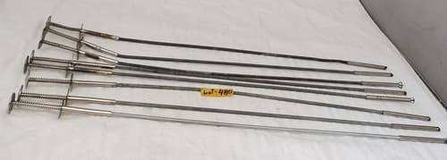 Lot of 9 Flexible Mechanical Pickup Tools Spring Loaded Claw Grabbers LOT-480 - Image 1