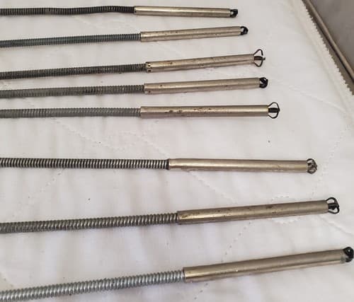 Lot of 9 Flexible Mechanical Pickup Tools Spring Loaded Claw Grabbers LOT-480 - Thumbnail 5