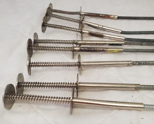 Lot of 9 Flexible Mechanical Pickup Tools Spring Loaded Claw Grabbers LOT-480 - Thumbnail 4