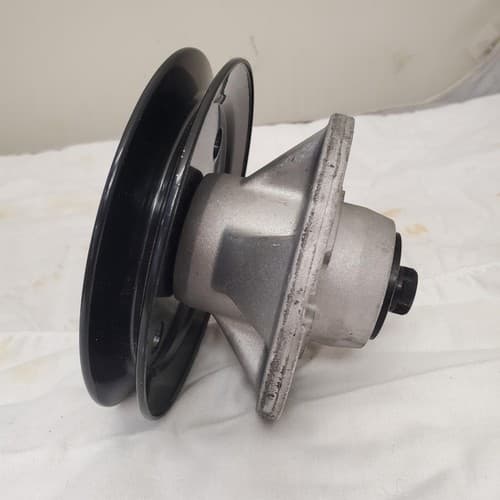 Deck Spindle Assembly Double Pulley Replacement Part - Thumbnail 5