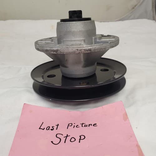 Deck Spindle Assembly Double Pulley Replacement Part - Thumbnail 7