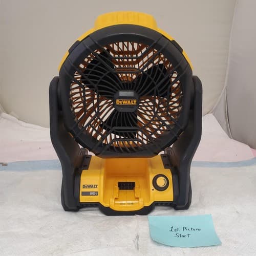 Dewalt Dce512 N-Xj 20 v Max Cordless Brushless Portable Jobsite Fan-Ip54 Rated - Image 1
