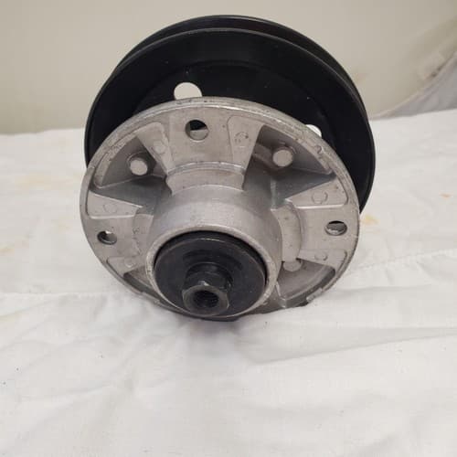 Deck Spindle Assembly Double Pulley Replacement Part - Thumbnail 6