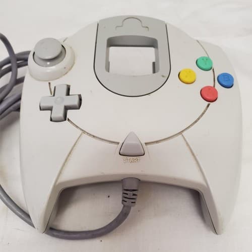 Sega Dreamcast HKT-7700 White Video Games Controller - Thumbnail 2