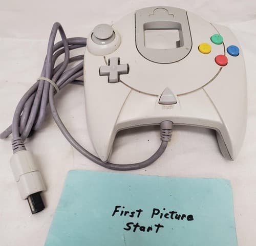 Sega Dreamcast HKT-7700 White Video Games Controller - Image 1