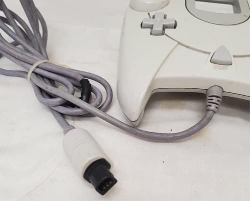 Sega Dreamcast HKT-7700 White Video Games Controller - Thumbnail 3