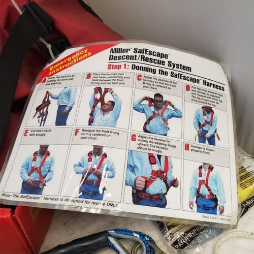 Lot of Automatic Dent Device, Rescue Backpack & Cross Arm Strap LOT 394 - Thumbnail 9