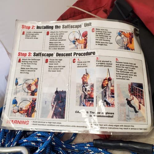 Lot of Automatic Dent Device, Rescue Backpack & Cross Arm Strap LOT 394 - Thumbnail 10