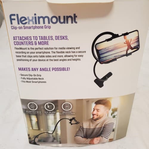 TZUMI Fleximount Clip-On Grip 24" Reach Adjustable Cell Phone Holder - Thumbnail 3