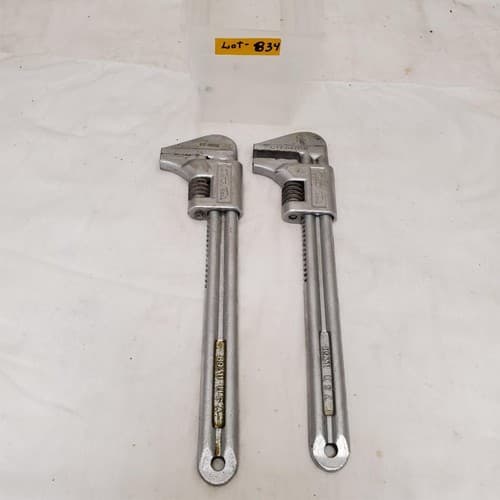 Lot of 2 Martin Tools C17-045GB Adjustable Wrenches Set LOT-834 - Thumbnail 4