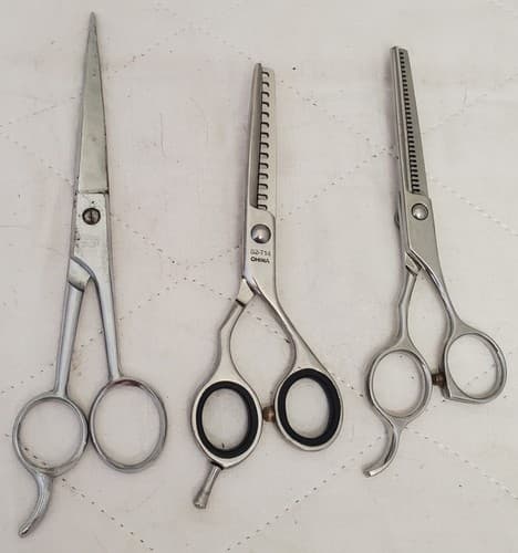 Unimare and Other Brand Professional Hair Cutting and Thinning Scissors Set - Thumbnail 2