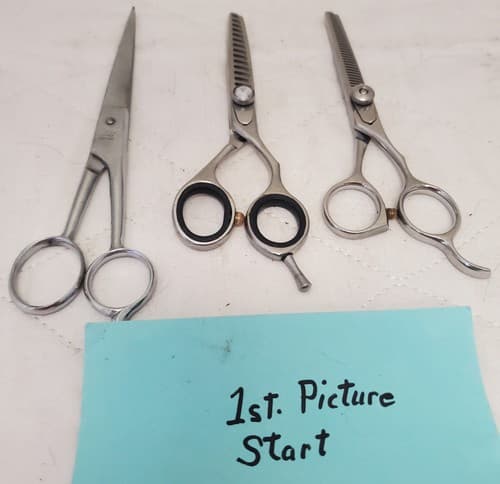 Unimare and Other Brand Professional Hair Cutting and Thinning Scissors Set - Image 1