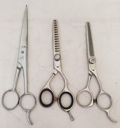 Unimare and Other Brand Professional Hair Cutting and Thinning Scissors Set - Thumbnail 9
