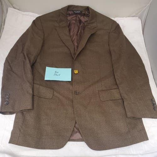 JOS A BANK Signature Collection 100% Wool Men Brown Blazer Sport Coat Jacket 40R - Image 1