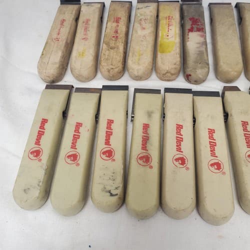 Lot of Assorted 24 Red Devil Single Edge Paint Scraper LOT-362 - Thumbnail 4