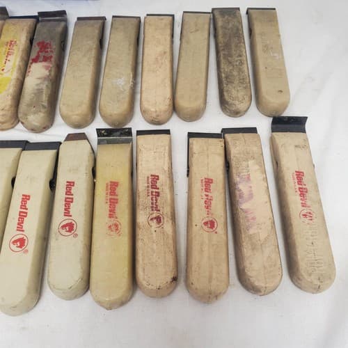 Lot of Assorted 24 Red Devil Single Edge Paint Scraper LOT-362 - Thumbnail 5
