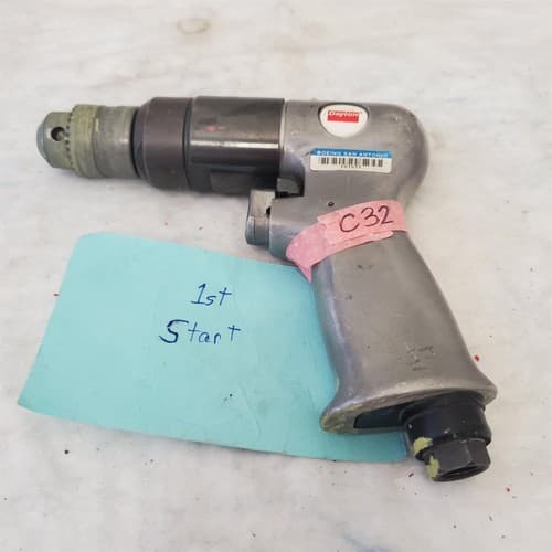 Dayton 6ZC72 Pistol Grip Pneumatic Air Drill Air Tool C32 151571 - Image 1