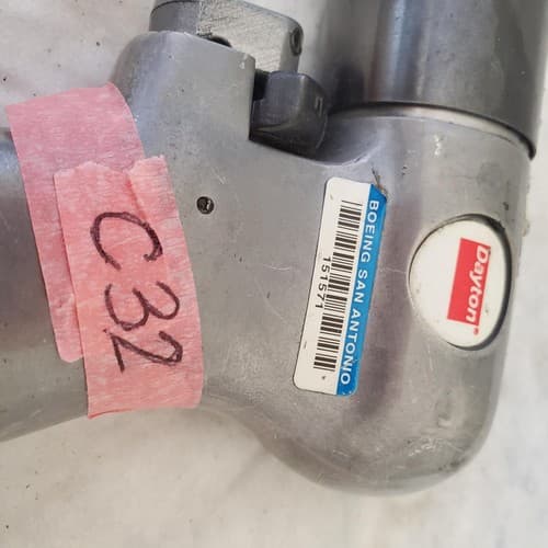 Dayton 6ZC72 Pistol Grip Pneumatic Air Drill Air Tool C32 151571 - Thumbnail 2