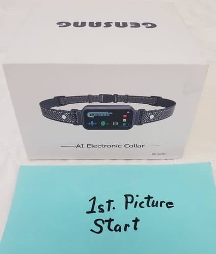 Adjustable Gensang Rechargeable AI Pet Training Electronic Collar GS-AC02 - Thumbnail 3