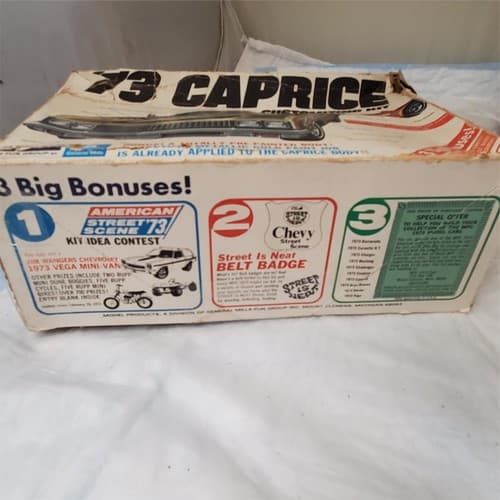 Polar Lights Great American Rides AMT Styline 73 Caprice Customizing Kit Lot Car - Thumbnail 13