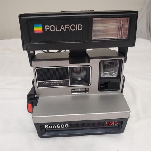 Vintage Polaroid Sun 600 LMS Land Camera with Strap - Thumbnail 6