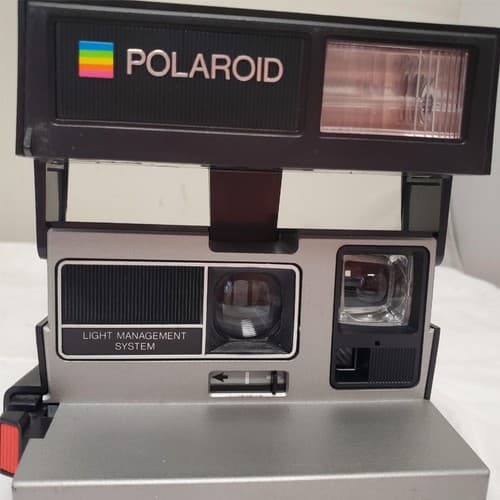 Vintage Polaroid Sun 600 LMS Land Camera with Strap - Thumbnail 7