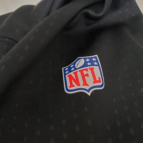 Nike Mens XXL Therma Fit NFL Onfield Apparel Black Pullover - Thumbnail 9