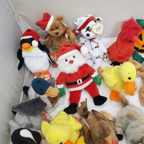 Huge Lot of Assorted TY Beanie Babies Plush Toys #2 - Thumbnail 3