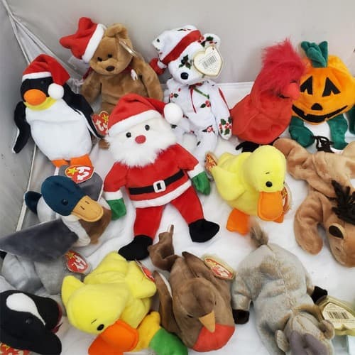 Huge Lot of Assorted TY Beanie Babies Plush Toys #2 - Thumbnail 17