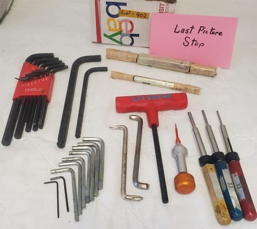 Assorted hand tools Allen hex keys screwdrivers gauges tools mixed lot 902 - Thumbnail 10