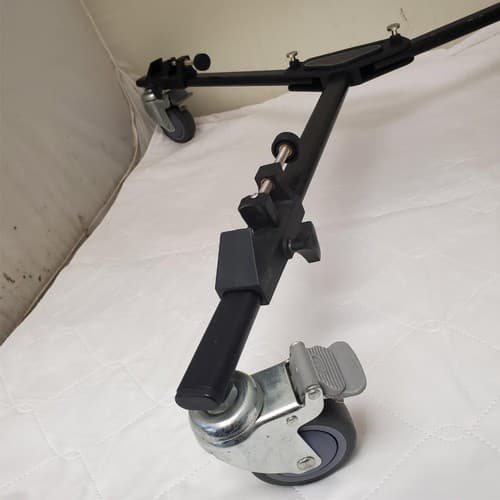Professional Tripod Dolly Heavy-Duty Universal Stand with Locking Wheels - Thumbnail 2