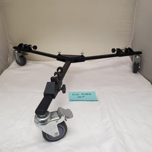 Professional Tripod Dolly Heavy-Duty Universal Stand with Locking Wheels - Image 1