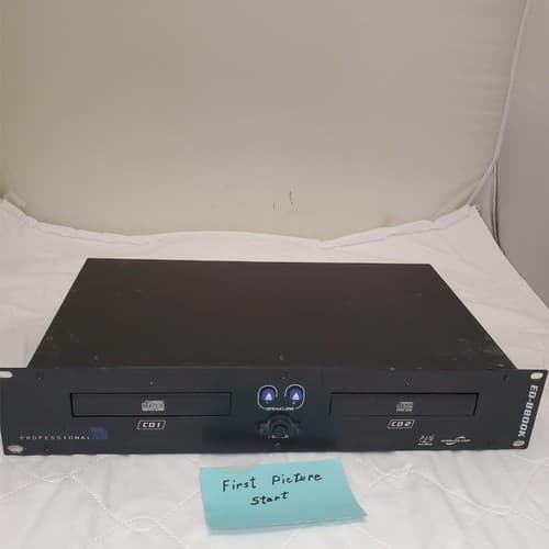 Edison Professional ED 8800K Dual CD Player - Image 1
