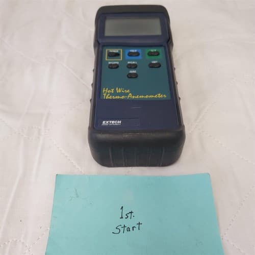 Extech Heavy Duty Hot Wire Thermo Anemometer Accremote 407123 - Image 1