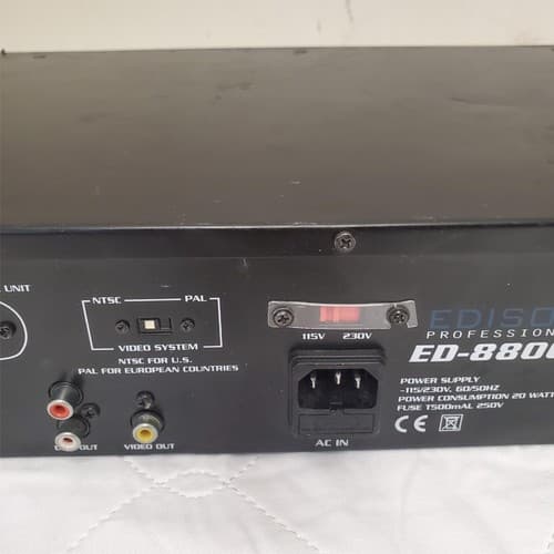 Edison Professional ED 8800K Dual CD Player - Thumbnail 10