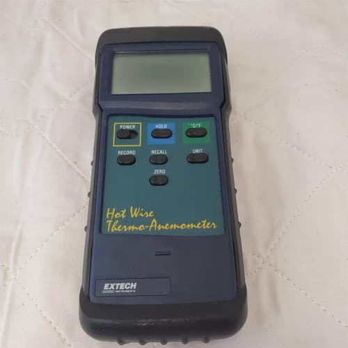 Extech Heavy Duty Hot Wire Thermo Anemometer Accremote 407123 - Thumbnail 2