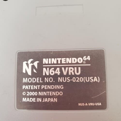 Nintendo 64 VRU NUS-020 Microphone Adapter - Thumbnail 4