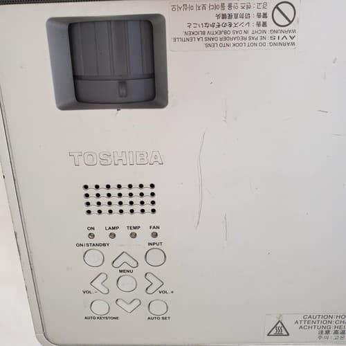 Toshiba DLF TDP-D2 Projector - Thumbnail 5