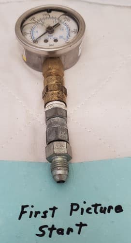 WorkSmart 0-300 PSI Air Pressure Gauge - Image 1