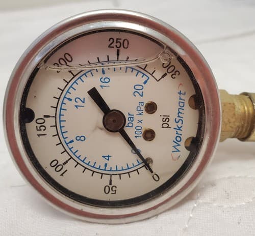 WorkSmart 0-300 PSI Air Pressure Gauge - Thumbnail 5