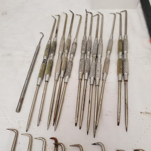 Vintage Pick & Hook Tool Lot Precision Picks, Scrapers, Hex Keys, & more LOT-771 - Thumbnail 5