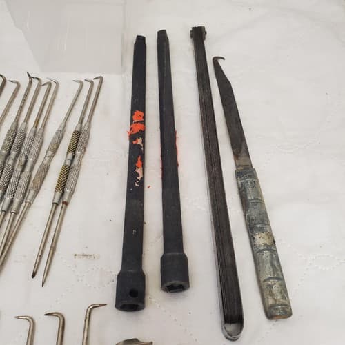 Vintage Pick & Hook Tool Lot Precision Picks, Scrapers, Hex Keys, & more LOT-771 - Thumbnail 6
